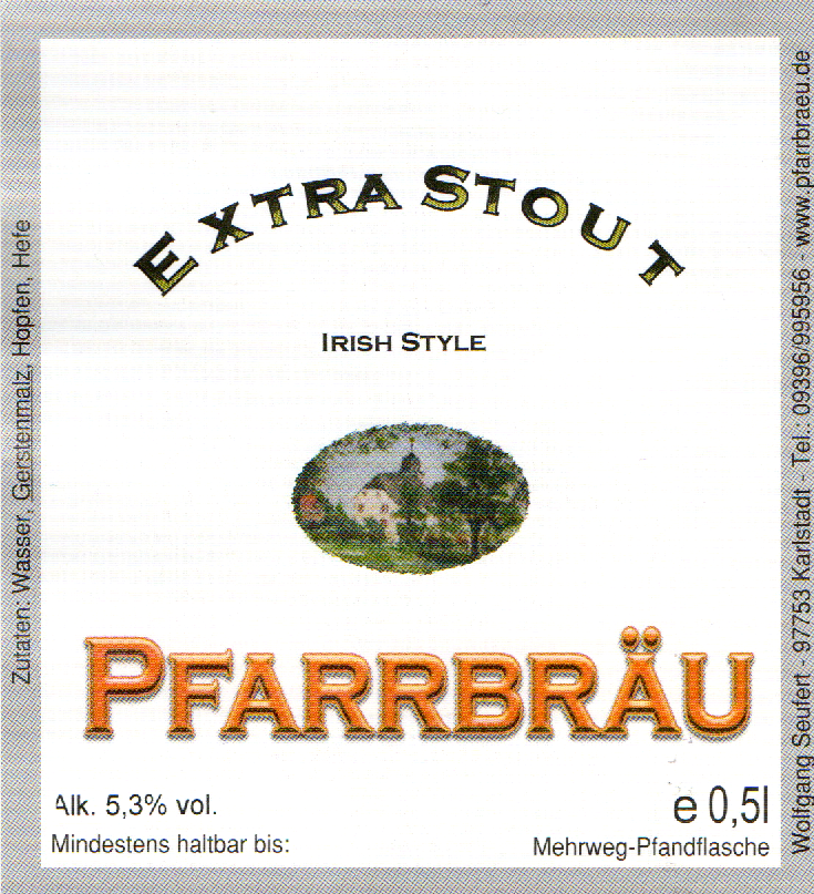 Pfarrbräu Extra Stout